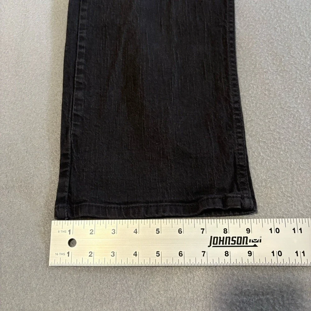 Levi's 569 Jeans Mens Fits 40x28 Black Denim Straight Leg Baggy Workwear Cotton